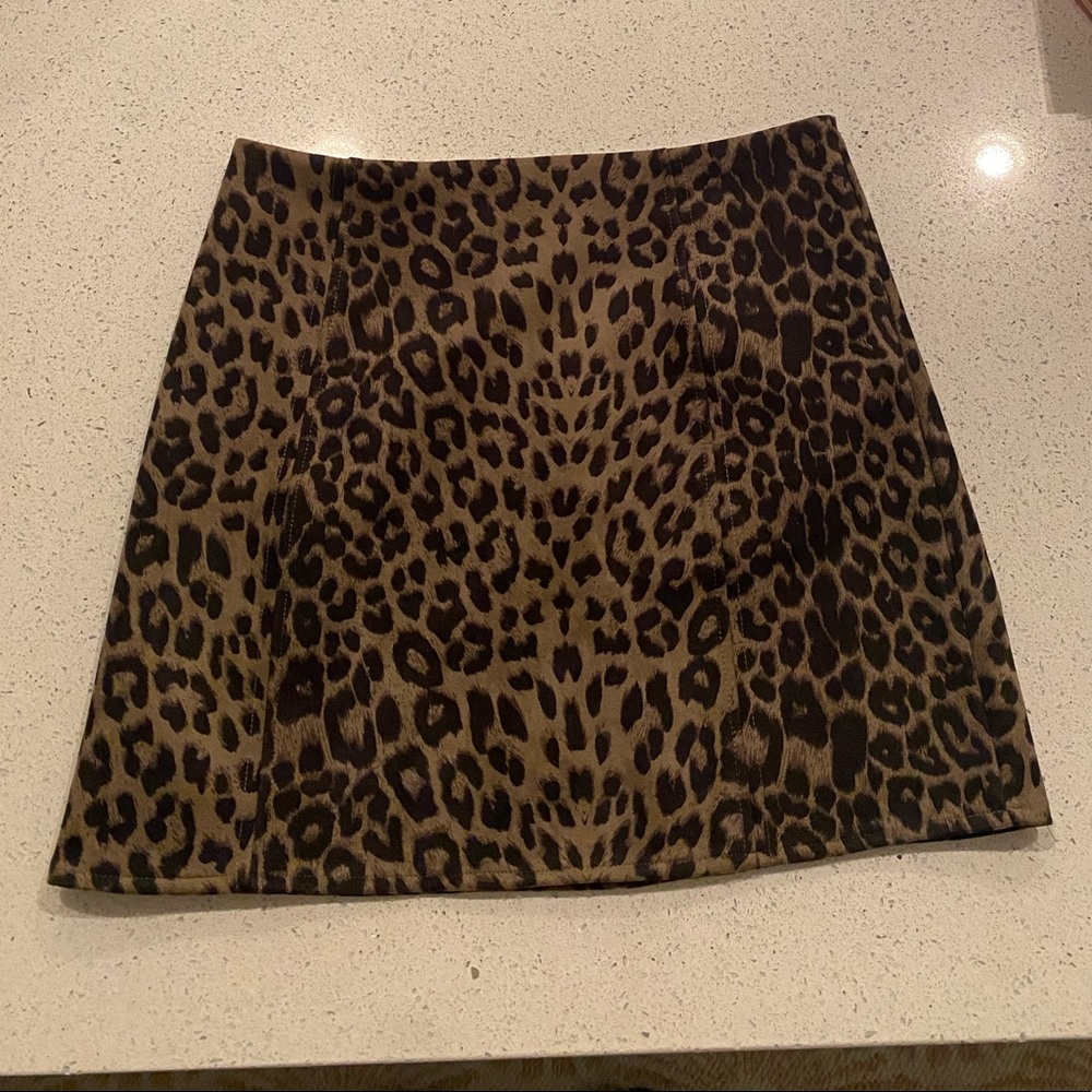 Cheetah Mini Skirt